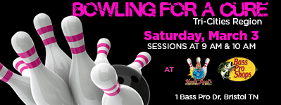 Bowling for a Cure, Komen East TN Tri-Cities