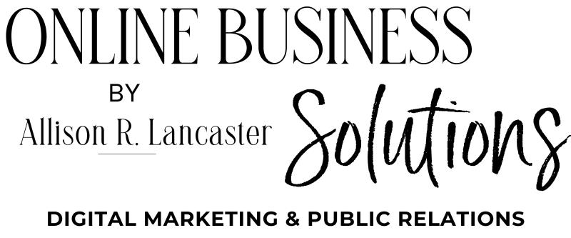 Online Business Solutions by Allison R Lancaster LLC